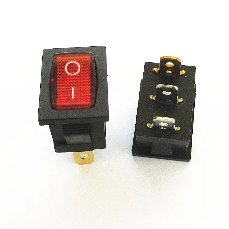 KCD1 ship-type switch KCD1-101, water dispenser electronic scale ship-shaped rocker power button, 2-pin and 4-pin