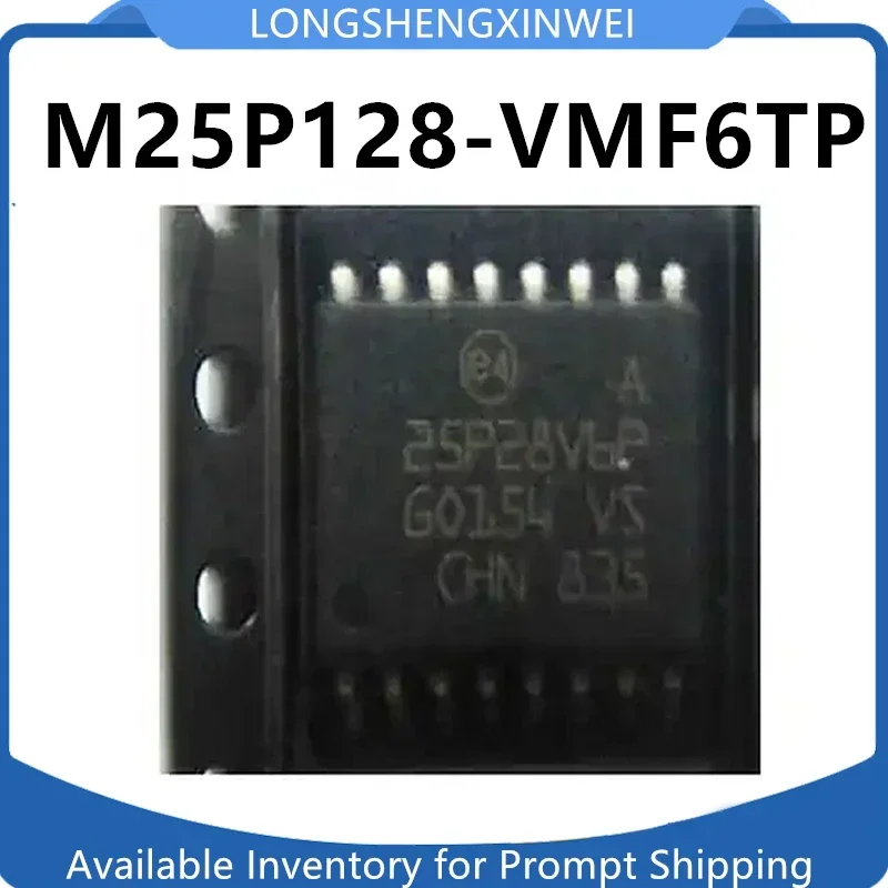 1PCS M25P128-VMF6TP 25P28V6P Patch Encapsulates SOP16 Memory Chip
