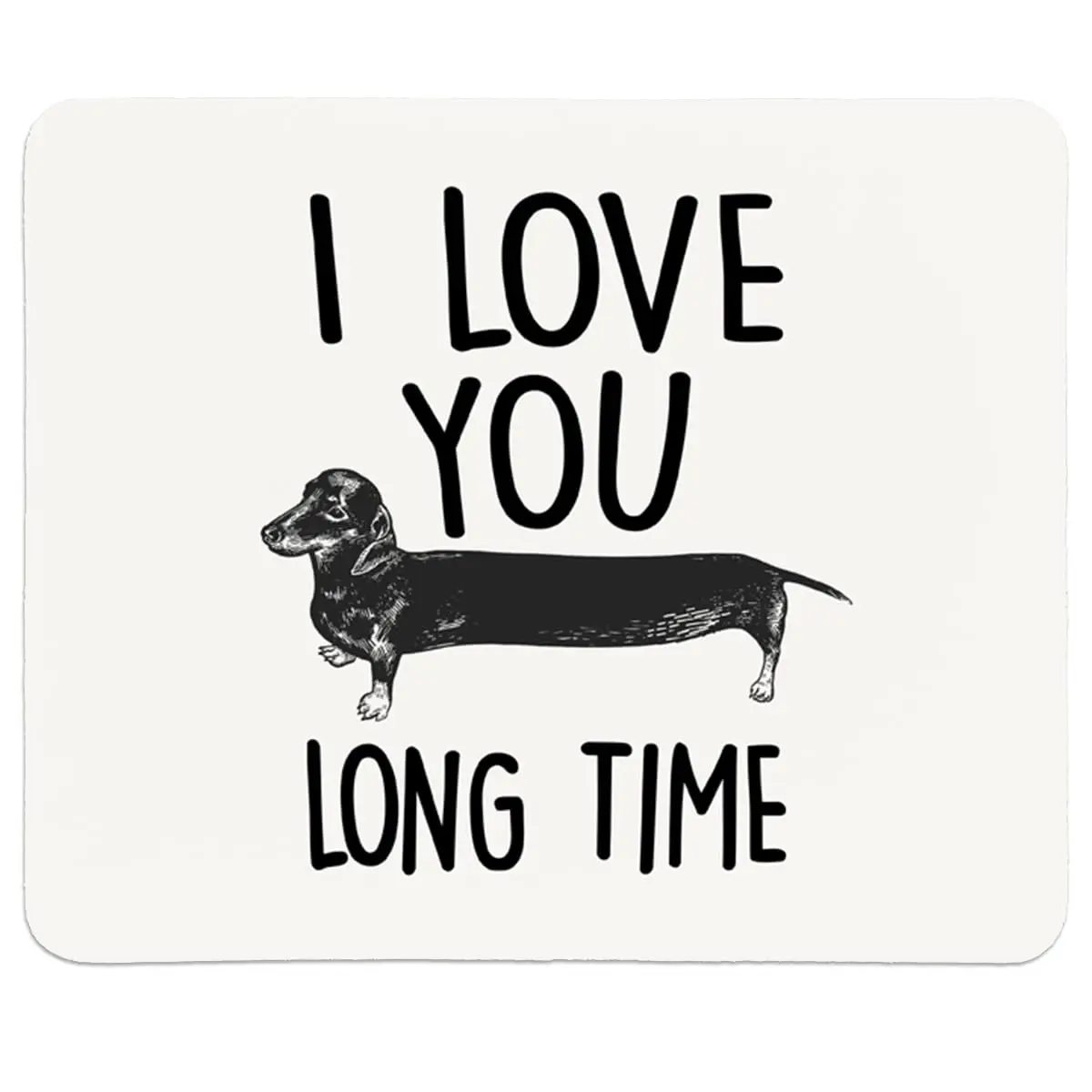 High Quality Funny Cute Dachshund Printing Lock Edge Mousepad Gamer Mouse Mat Keyboard Mats Desk Pad Mousepads 30x25cm