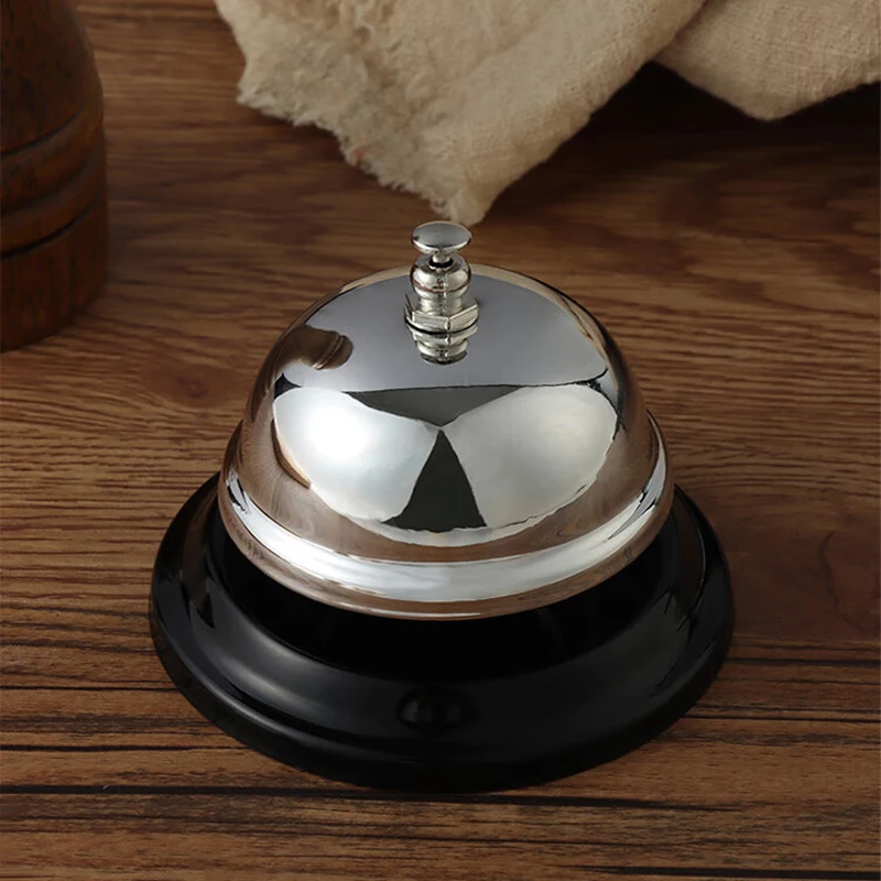 테이블벨 Hotel Counter Reception Christmas Craft Bell for Kitchen Restaurant Bar Order Bell Service Home Restaurant Call Bell 8.5cm