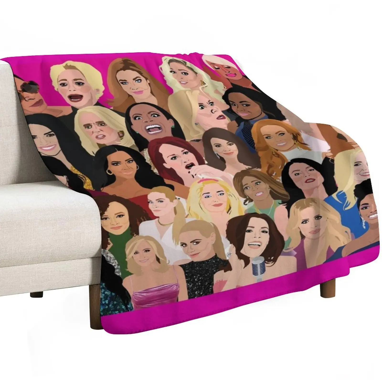 بطانية رمي ريبات البيوت الحقيقية (RHONY، RHOBH، RHOA، RHONJ، RHOP، RHOC، RHOSLC، RHOD، VPR) لفصل الشتاء لبطانيات الأطفال