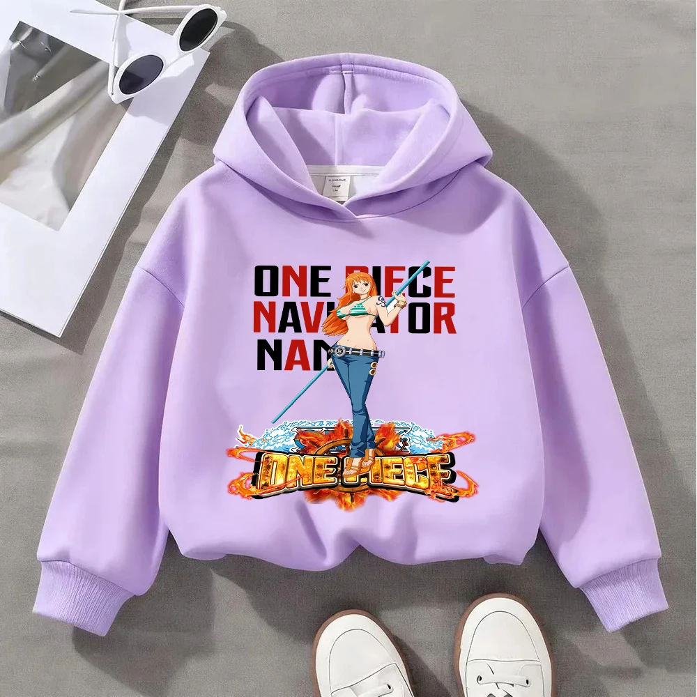 Bluza dziecięca One Piece Vinsmoke Sanji z nadrukiem anime, codzienna bluza dla chłopców i dziewcząt, bluza z postacią z kreskówki dla dzieci.