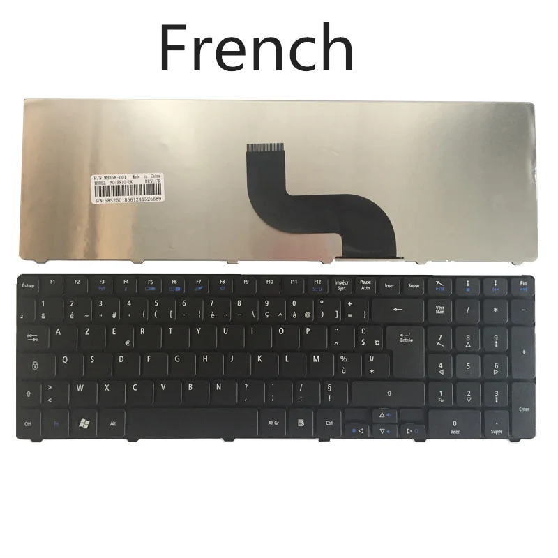 En/sp/fr/US/UK/it/PO keyboard for Acer Aspire 8935 8935G 5738 5738G 5738z 5536 5251 5553 5553G 7735z 7735zg 5536G 5536 5733