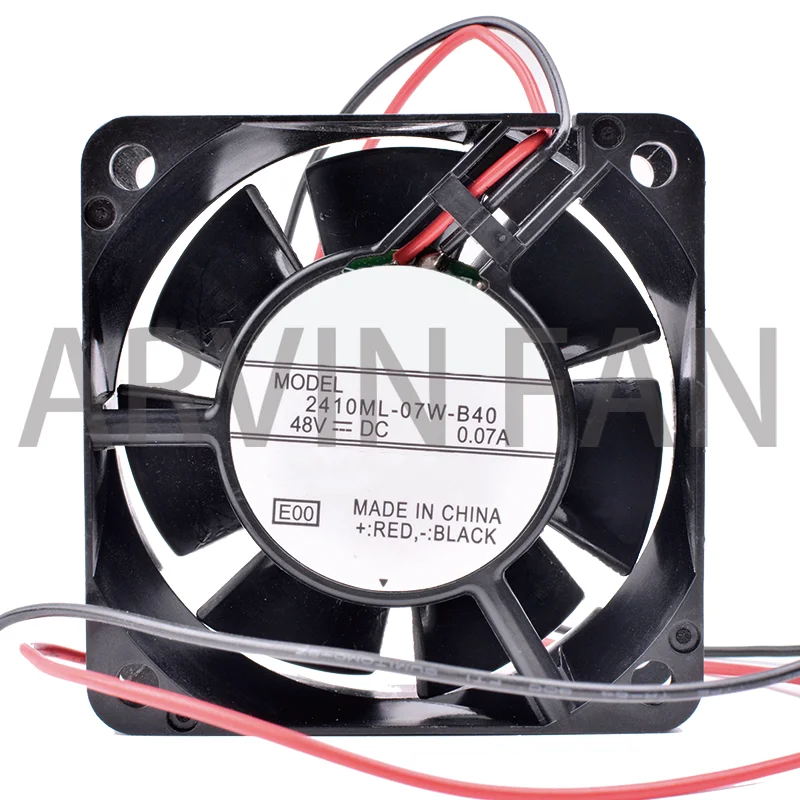 Brand New Original COOLING REVOLUTION 2410ML-07W-B40 6cm 6025 48V 0.07A Inverter Server Cooling Fan