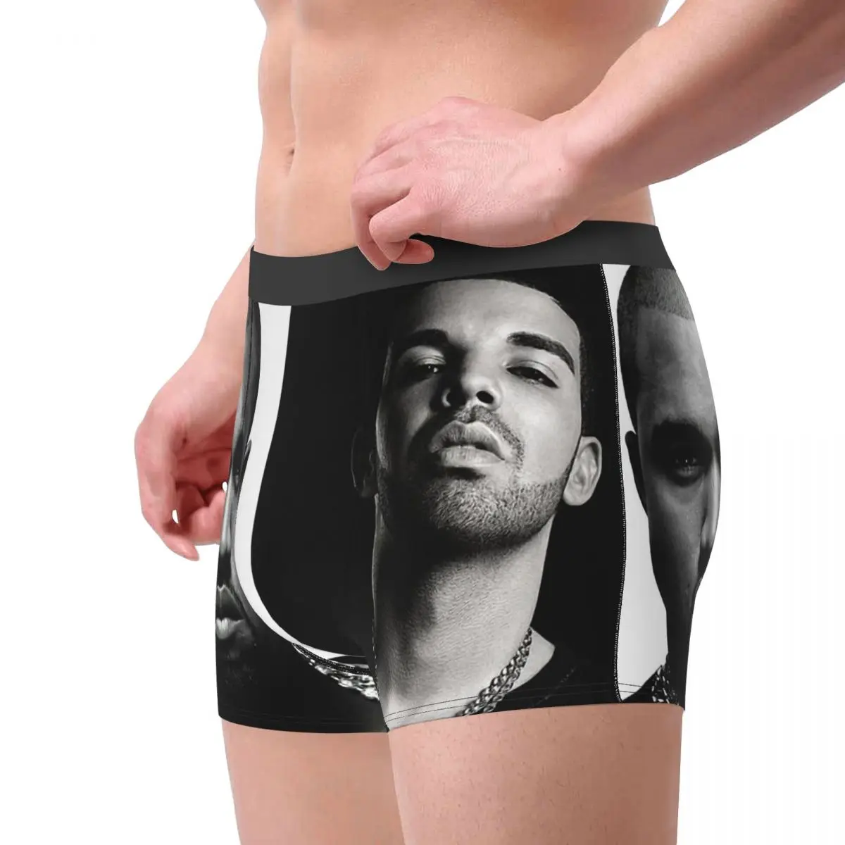 Kanye West Men\'s Boxer Briefs Boxer Briefs Highly Breathable Underwear Top Quality Print Shorts Birthday Gifts