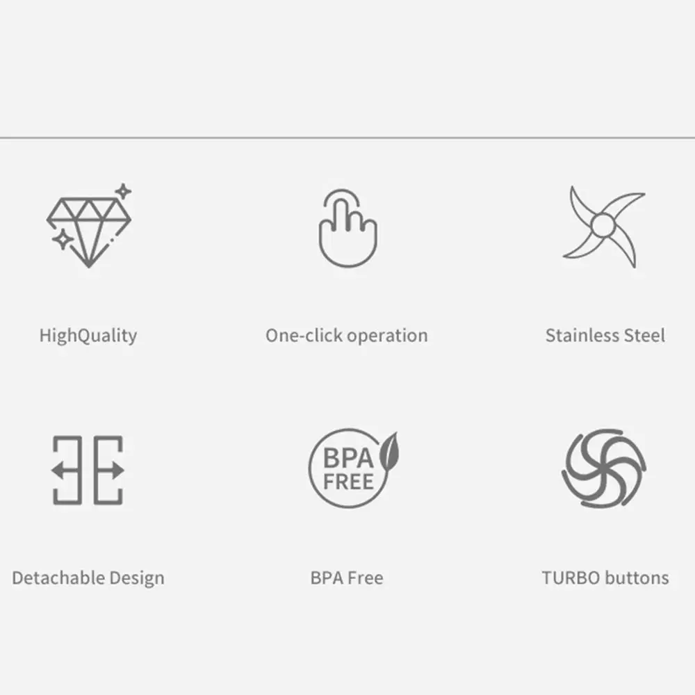 

5 in 1 Hand Blender 316 Stainless Steel Food Grade Immersion Electric Blender 400W EU Plug Food Stick Mixer Baking Kitchen