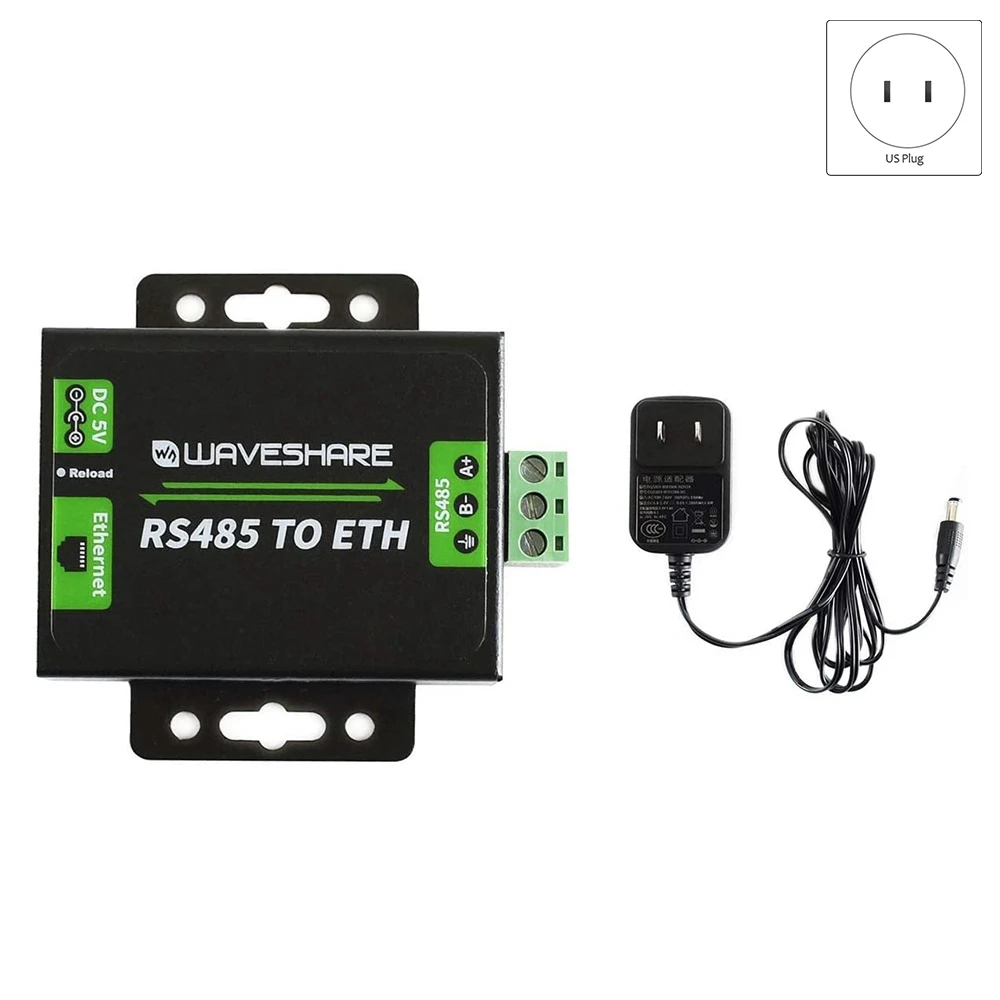 محول RS485 إلى إيثرنت مع قوة منخفضة عالية السرعة وثبات عالي RS485 إلى RJ45 سهل التواصل بين المكونات الأمريكية