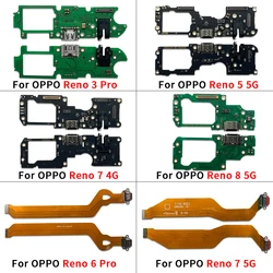 USB Charging Port Microphone Dock Connector Board Flex Cable Parts For OPPO A95 Reno 3 Pro 4 Pro 7 8 10 11 5G 4G 5 6 Lite ACE 8Z