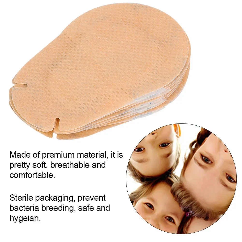 20pcs Soft Amblyopia Orthotic Eyeshade Eye Patches Eye Mask For Children Kids Sterile Packaging Amblyopia Orthopedic Health Care