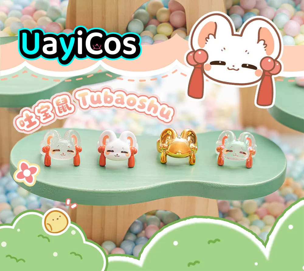 

In Stock Original Fabulous Beasts Rings For Women Ring Set Jewellery Anime Figure Game Toy Kids Halloween Gift Cosplay