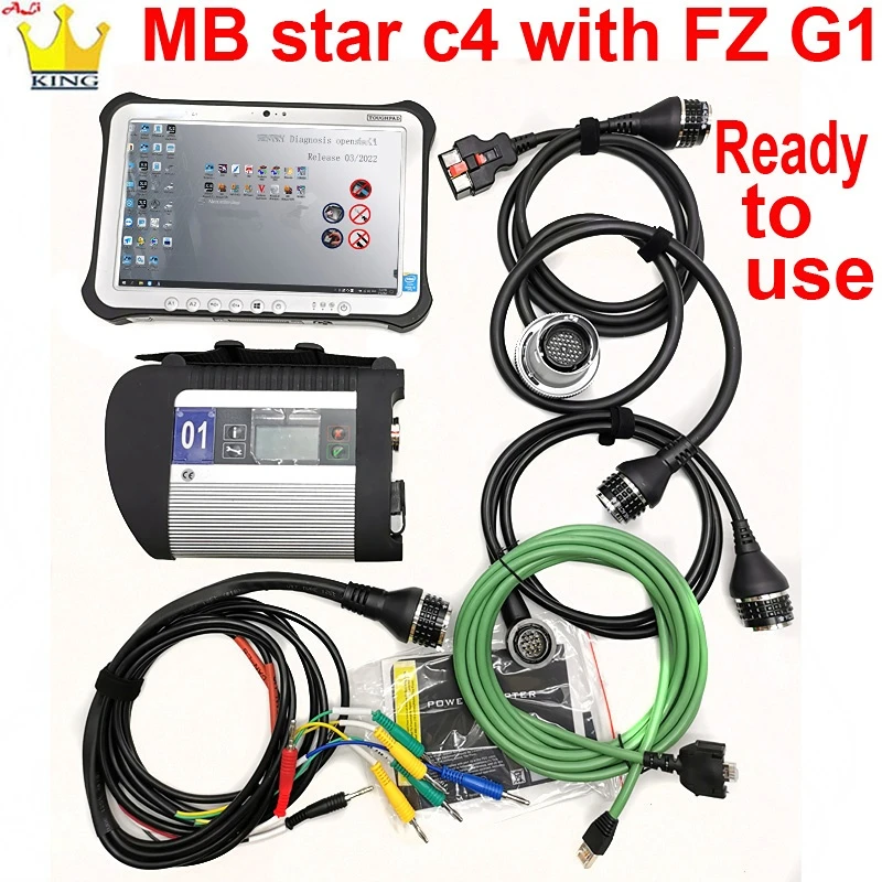 MB Star C4 SD Connect c4 WIFI function 09/2023 software Star C4 Multiplexer FZ G1 Tablet Diagnosis c4 tools for BEN Z car trucks