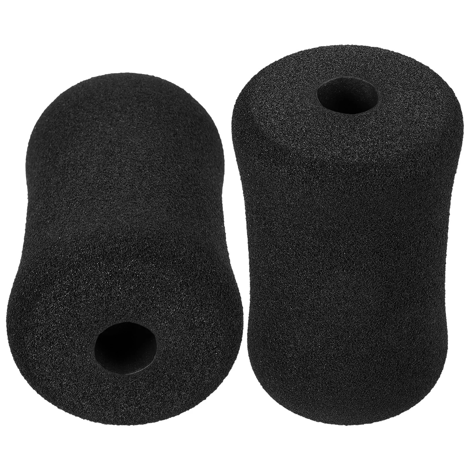 2 Pcs Sponge Cover Foot Pads Exercise Foam Roller Bike Collapsible Ab Training Machine Sleeve Leg Extension