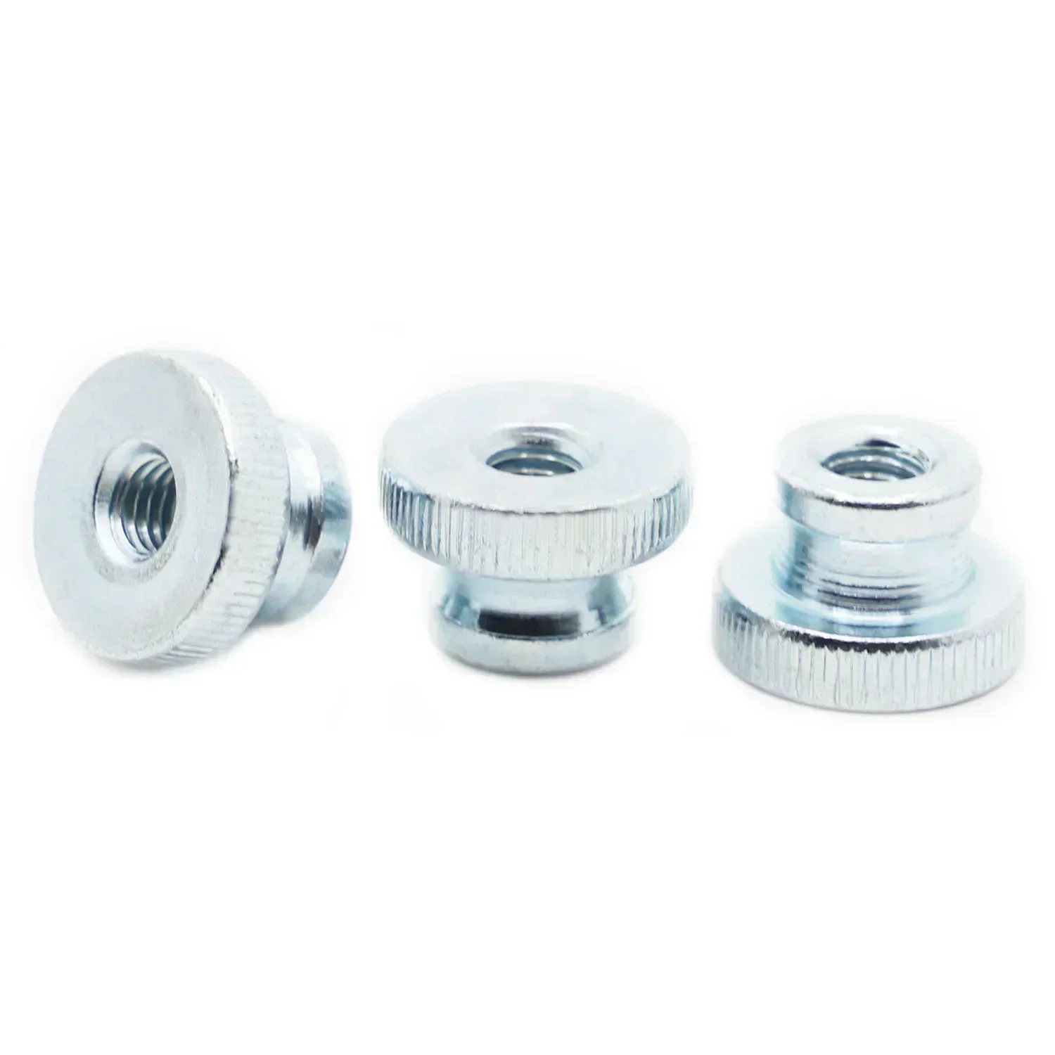 

M3 M4 M5 M6 M8 M10 Blue Galvanized Steel DIN466B GB806 Knurled Thumb Nut Iinstrument Hand Tighten Nut