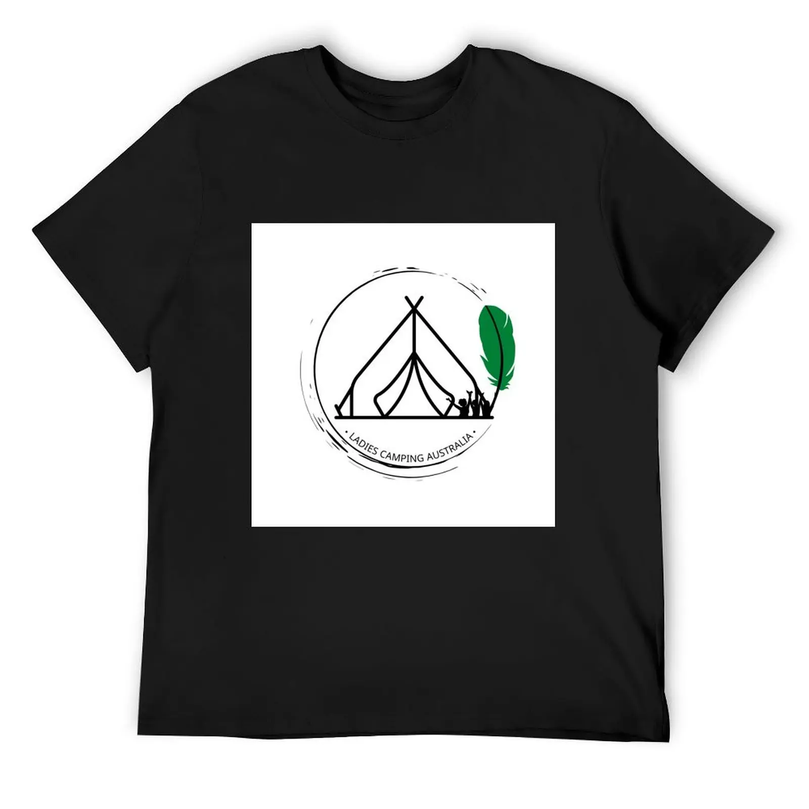 

Vic text Design-Ladies Camping Australia T-Shirt sports fans summer clothes oversized tees mens shirts graphic tee