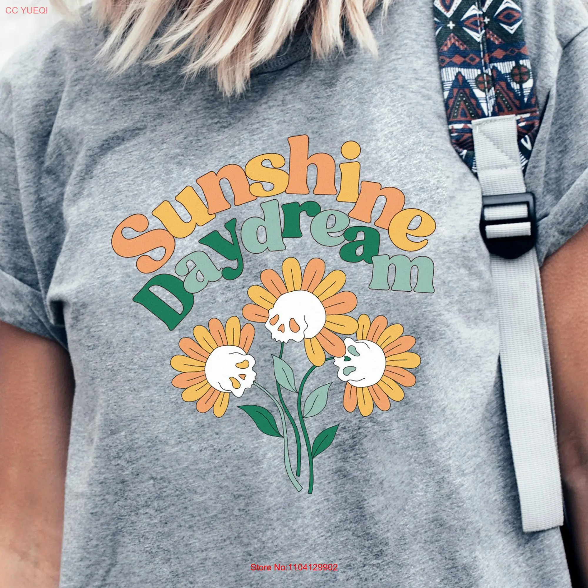 Sunshine Daydream Floral T Shirt long or short sleeves