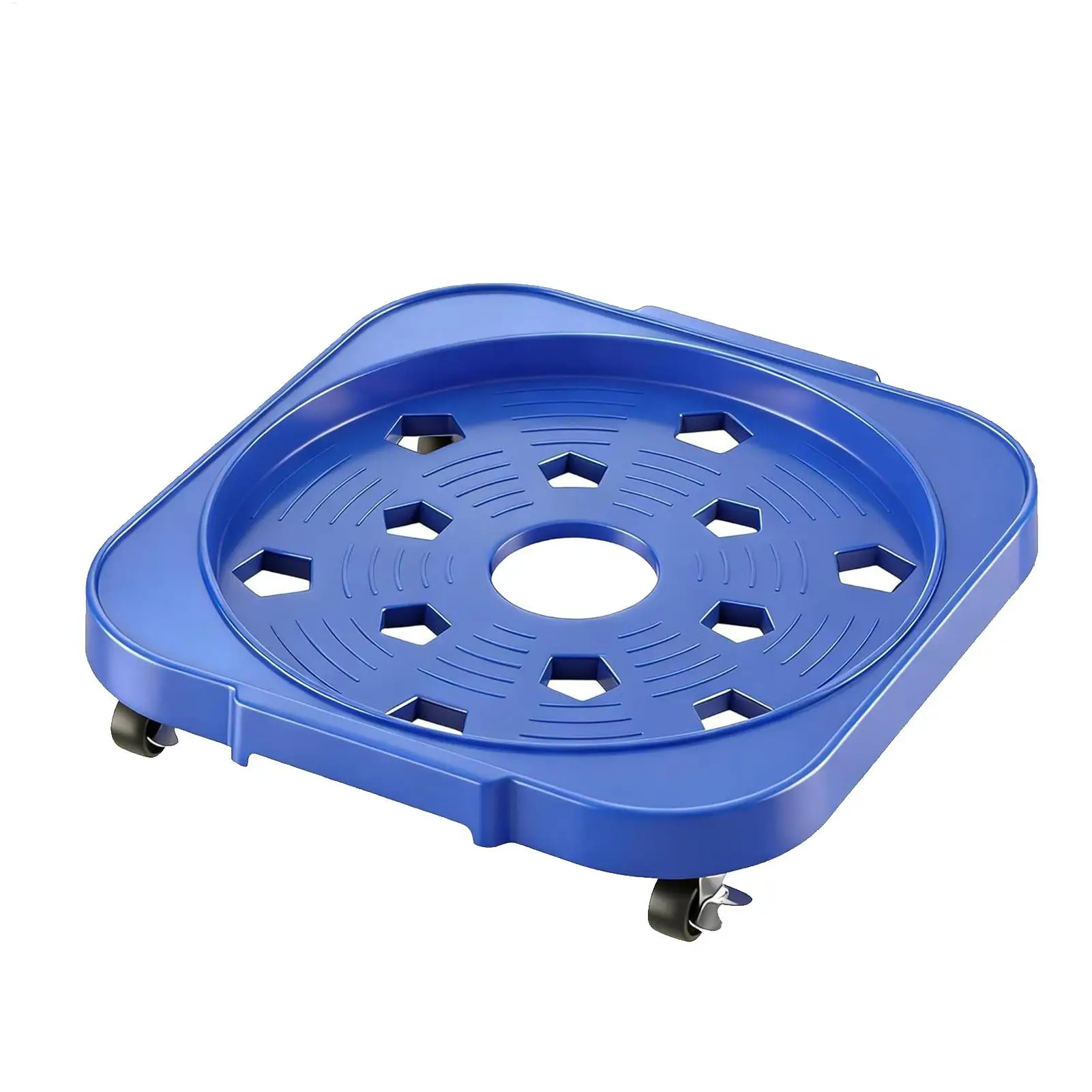 Bucket Rolling Base Multipurpose Bucket Cart 360-Degree Swivel Casters Stand With Brake System 5 Gallon Bucket Wheels