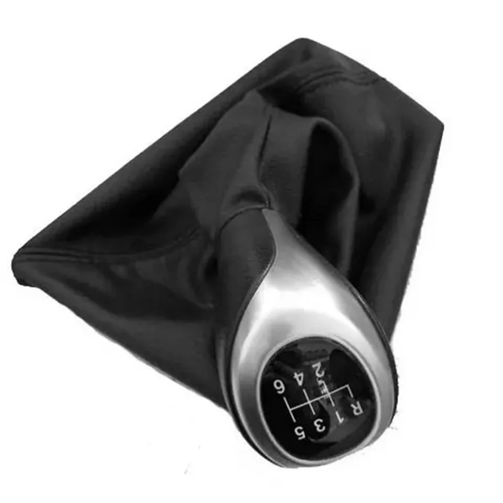 Car Accessories Shift Leather Knob Upgrade Driving Experience Comfortable Grip Easy Installation Enhances Driving Dynamics