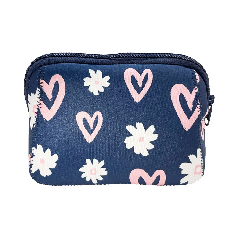 5pcs Cosmetic Bags Women Neoprene Large Capacity Waterproof Protable Makeup Bag