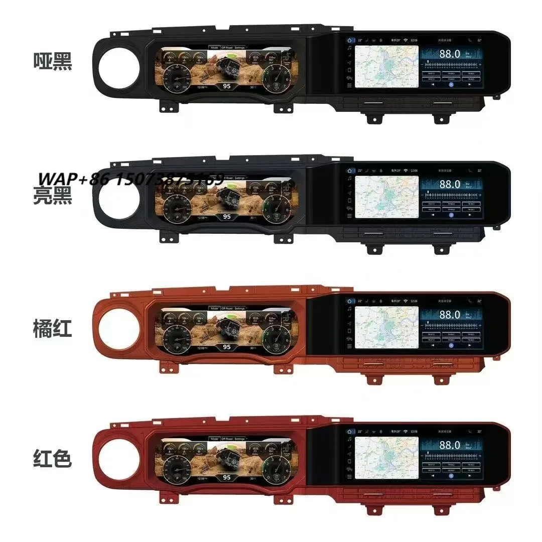 New Upgrade LCD Dashboard Speedometer Digital Cluster for JL JK Wrangler LINUX System Auto Meter Instrument Cluster