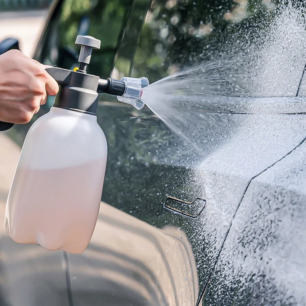سيارة بالتفصيل التنظيف في الهواء الطلق رغوة مضخة البخاخ ارتفاع ضغط رذاذ 2000 مللي قدرة المحمولة تصميم أطواق الصابون رذاذ