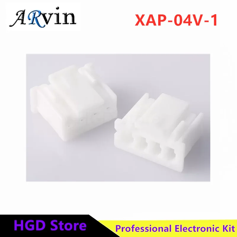 100pcs JST connector XAP-04V-1 connector rubber shell 4Pin 2.5mm spacing matching terminal stock