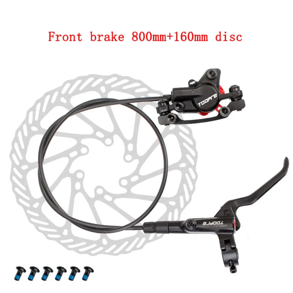 

Universal MTB Oil Disc Brake Left Right BL BR MTB E-bike Disc Brake Set Kit Hydraulic Active Lock Ring Pulling Brake System