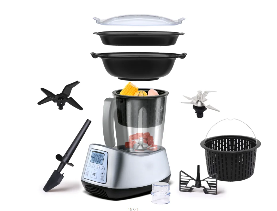 Electric Thermo Mix Cooking Robot Cuisine China High Speed Soup Maker Food Processor Kitchen Appliances Thermomixer