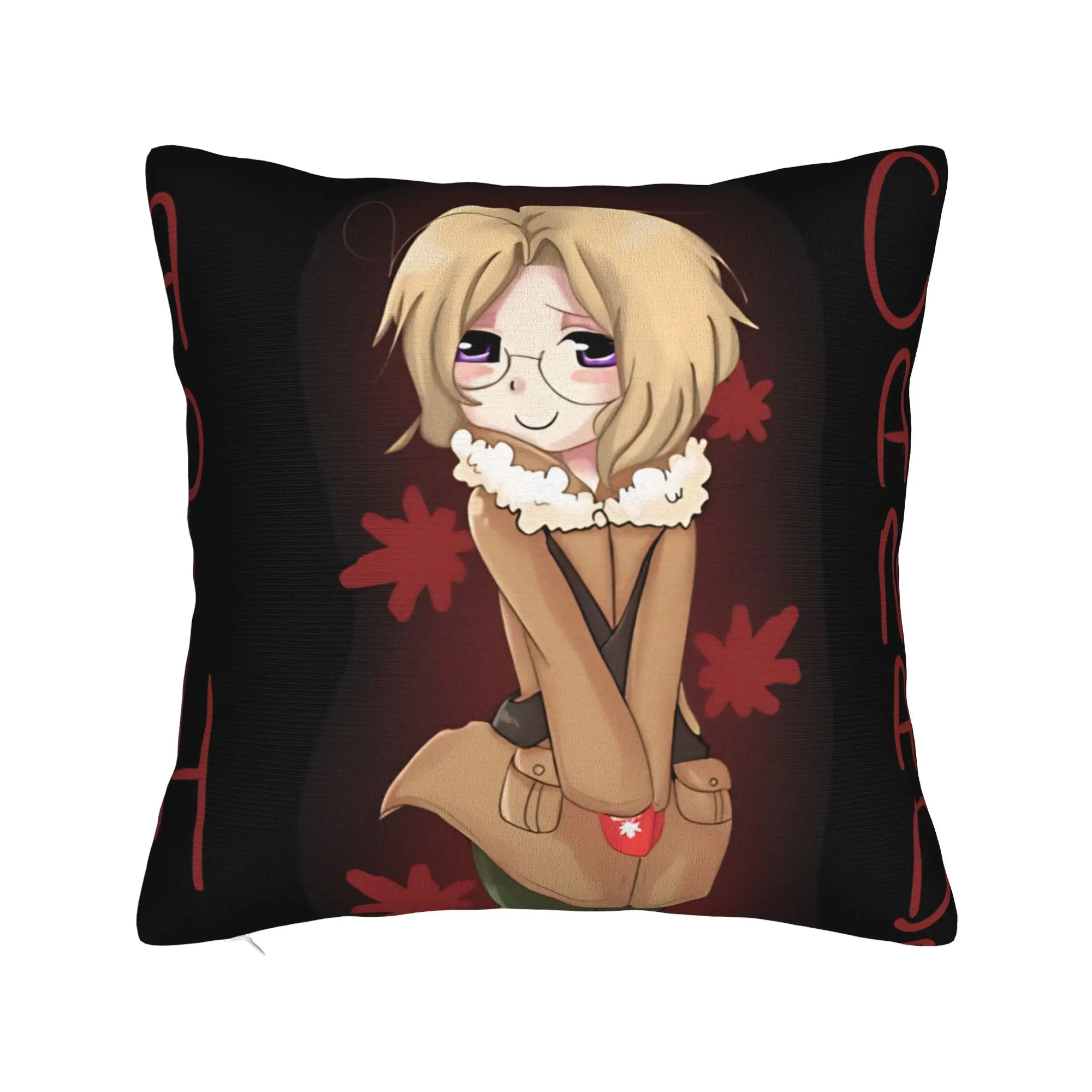 Hetalia Axis Power  Pillow Cover  Square Pillow Case Cushion Cover Fashion Printed Pillowcases For Sofa Bedroom Home Decor