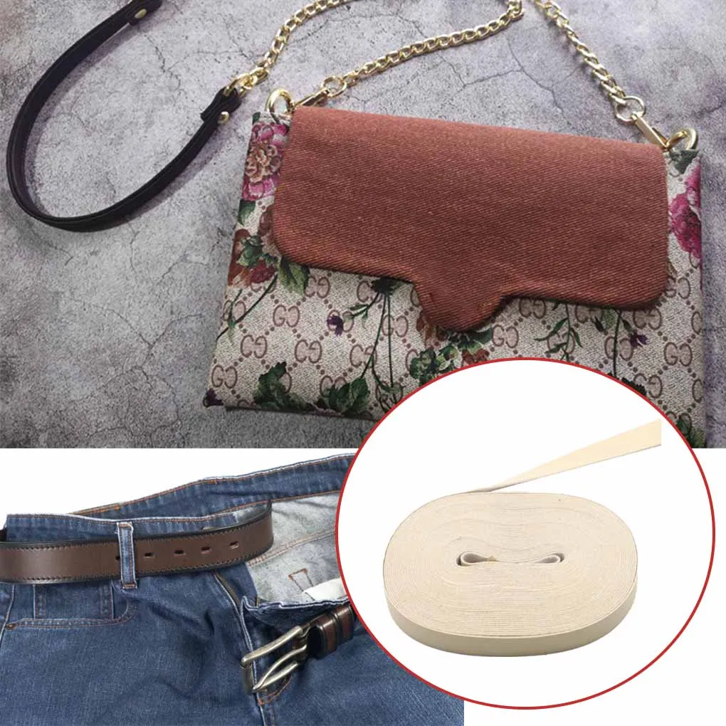 PU Leather Strap Tote Handbag DIY Art Crafts Belts Portable Home Homemade Garments Accessories Designers Tailors