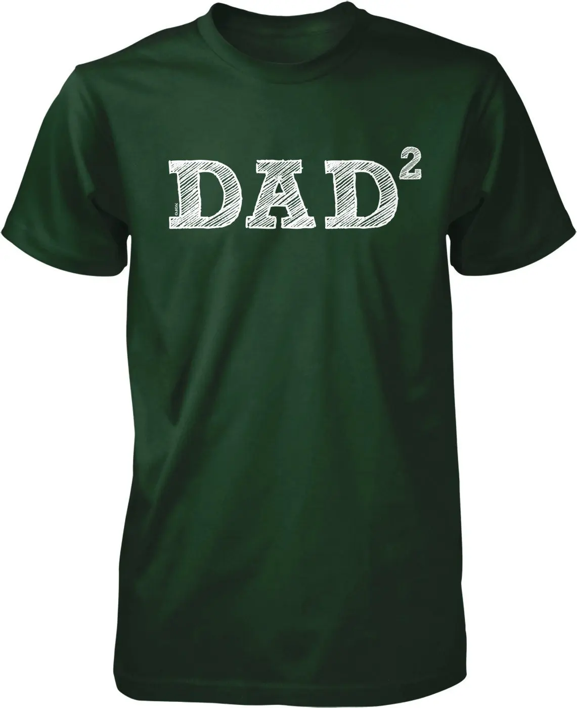 تي شيرت Dad2 Two Kids Father's Day Father of Men's HOOD_00470