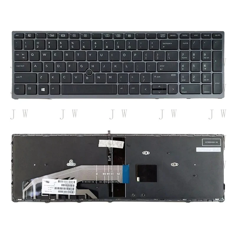 

DDW US Keyboard Backlit For HP ZBook 15 G3 15 G4 17 G3 17 G4 848311-001 Laptop