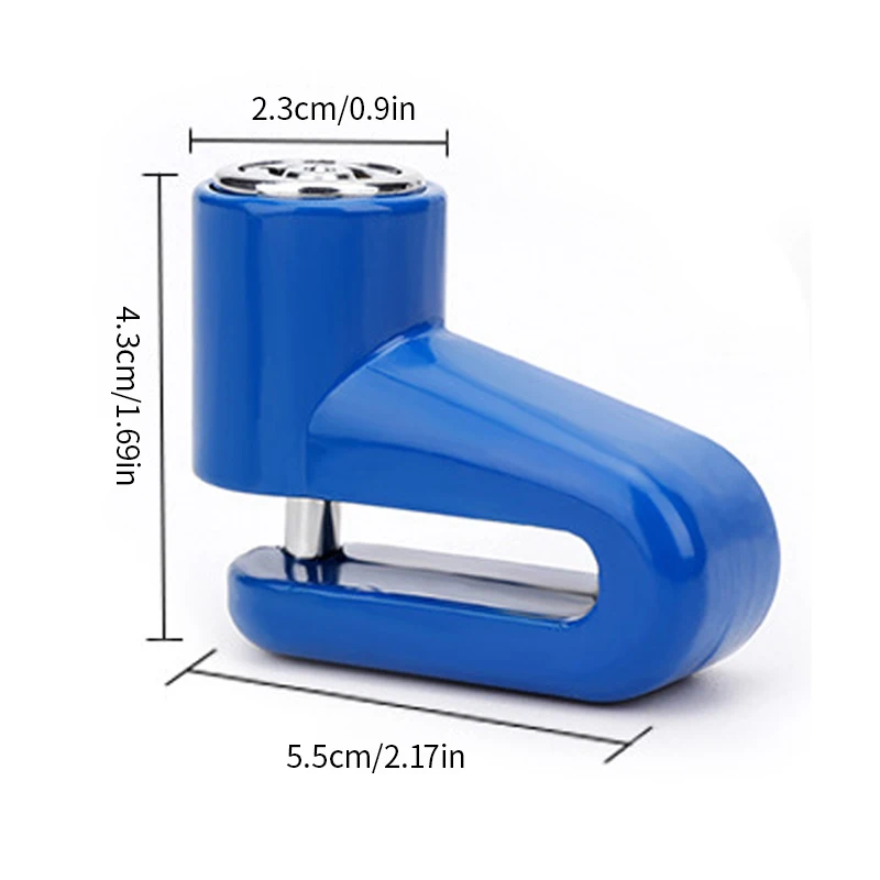 오토바이 자전거 도난 방지 휠 디스크 브레이크 잠금 안전 디스크 휠 잠금 장치 산악 도로 자전거 자물쇠