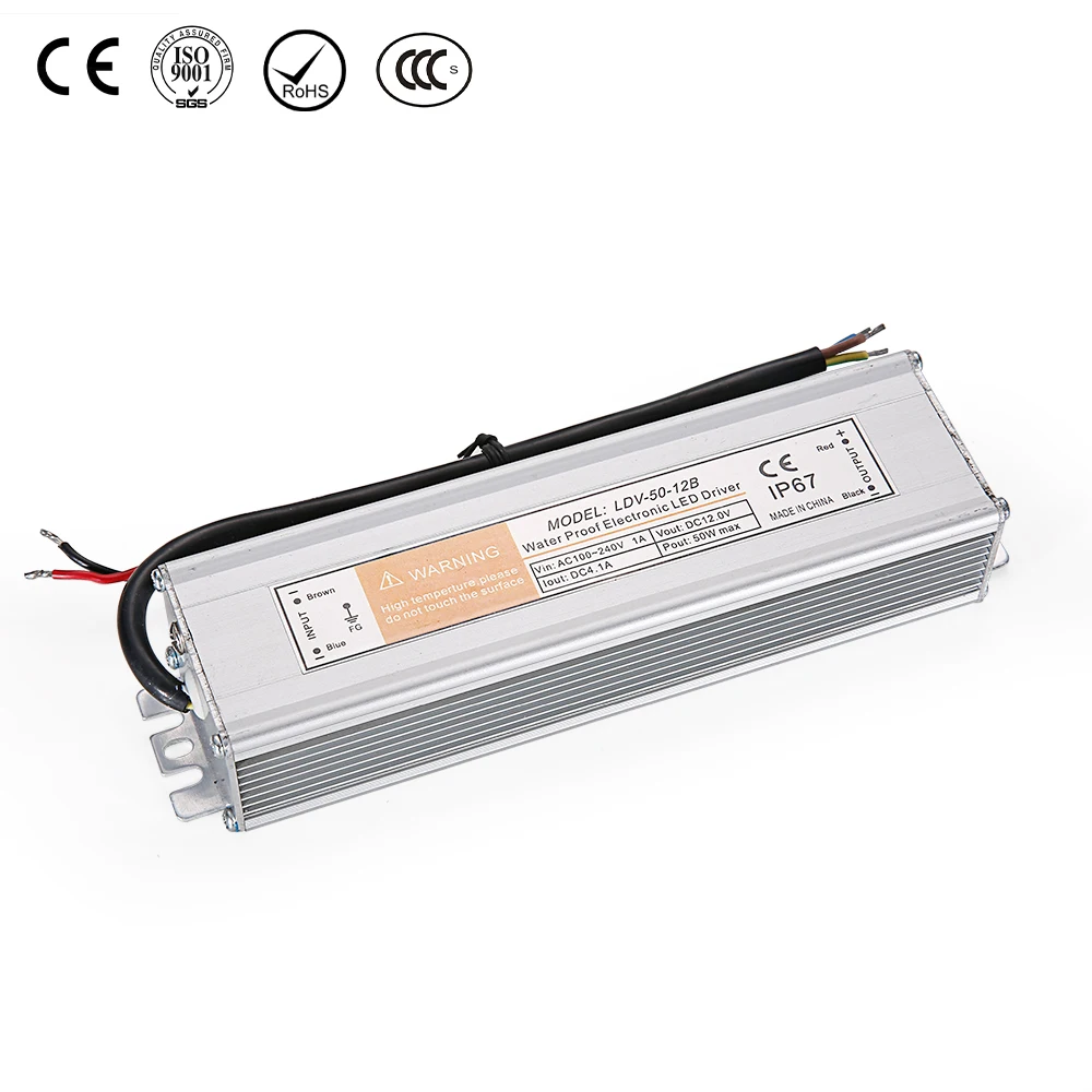 AC DC Approved LED Driver Waterproof Switching Power Supply