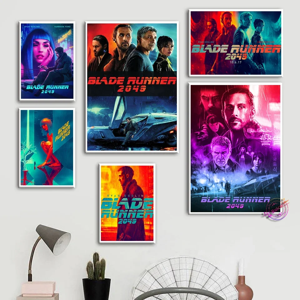 Blade Runner 2049 Movie Poster Film Modern Wall Art Canvas Painting Pictures For Living Room Home Decor Gift