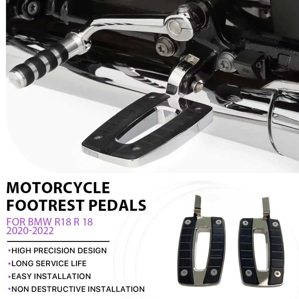 For BMW R18 R 18 Classic 2020 2021 2022 ERGO-COMFORT lower Footrests driver Pedal Wide Footrest pedals Motorcycle Accessories