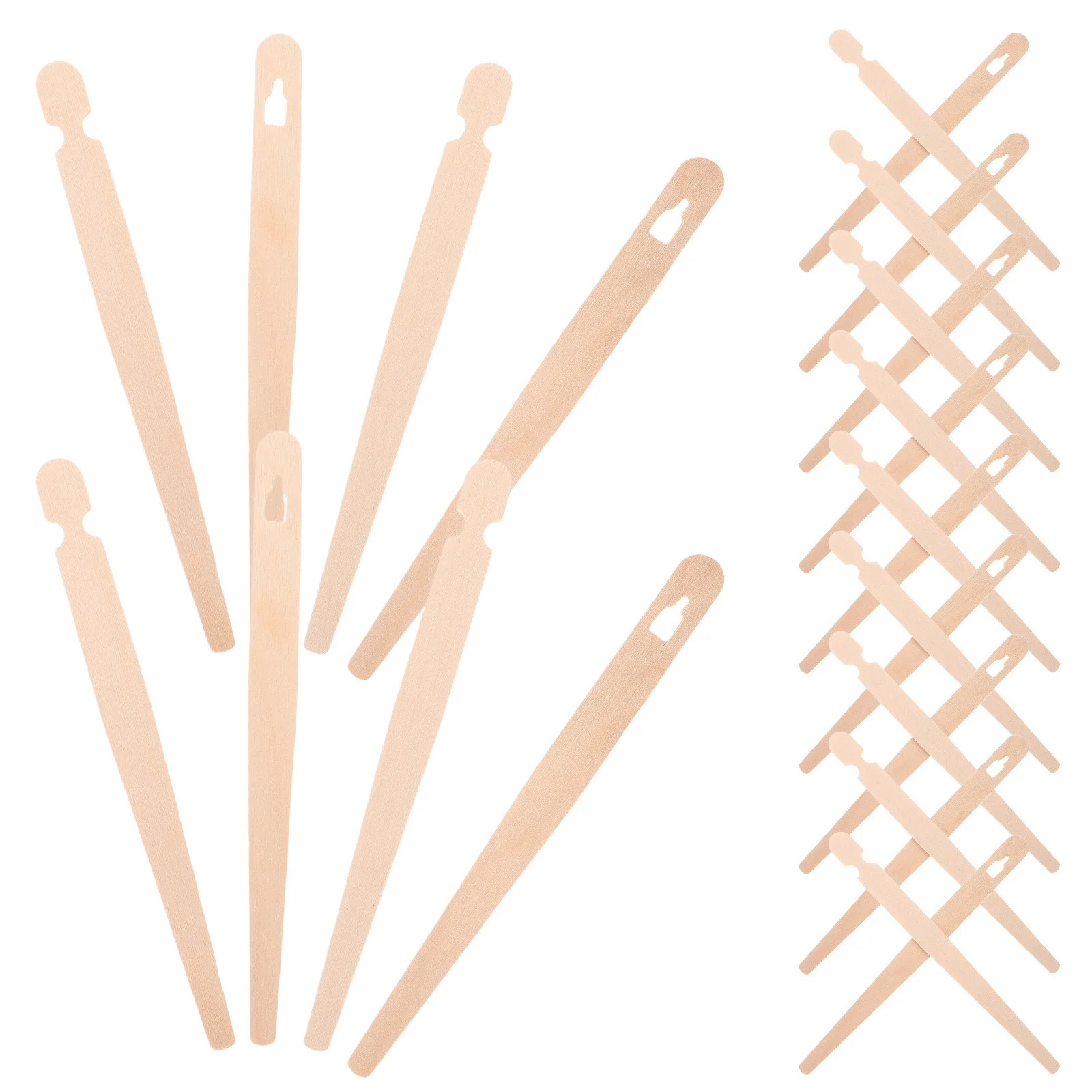 

100pcs Wooden Bread Tongs Set Easy Use Chopstick Training Clips For Pastry Food Serving Appetizer Utensils Kitchen Bar Tools