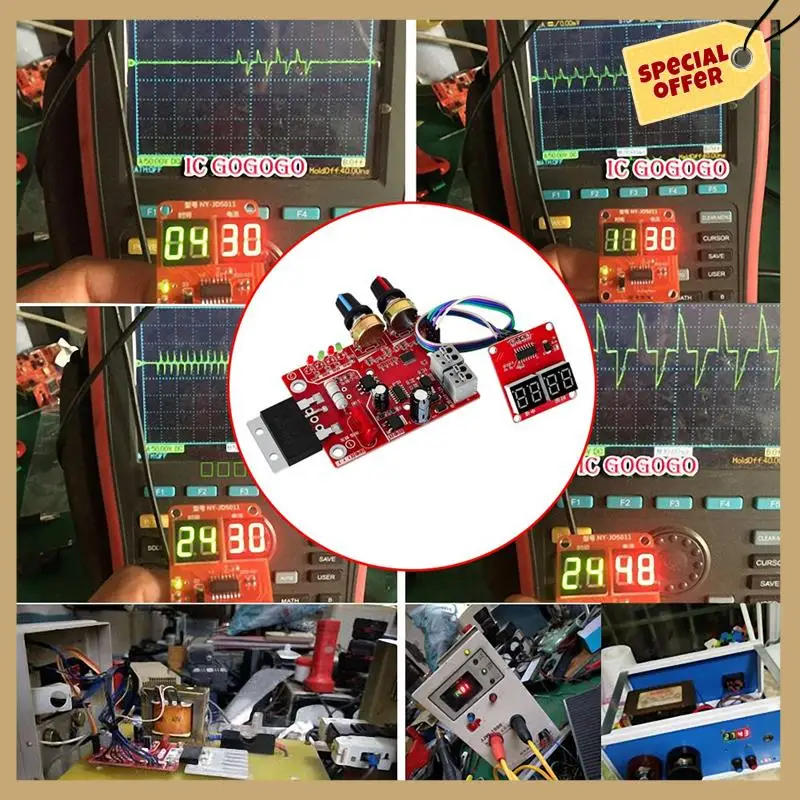 

Stable Performance-NY-D01 DIY Control Board Machine Control Board Regulating Time And Current Digital Display DIY Control Board