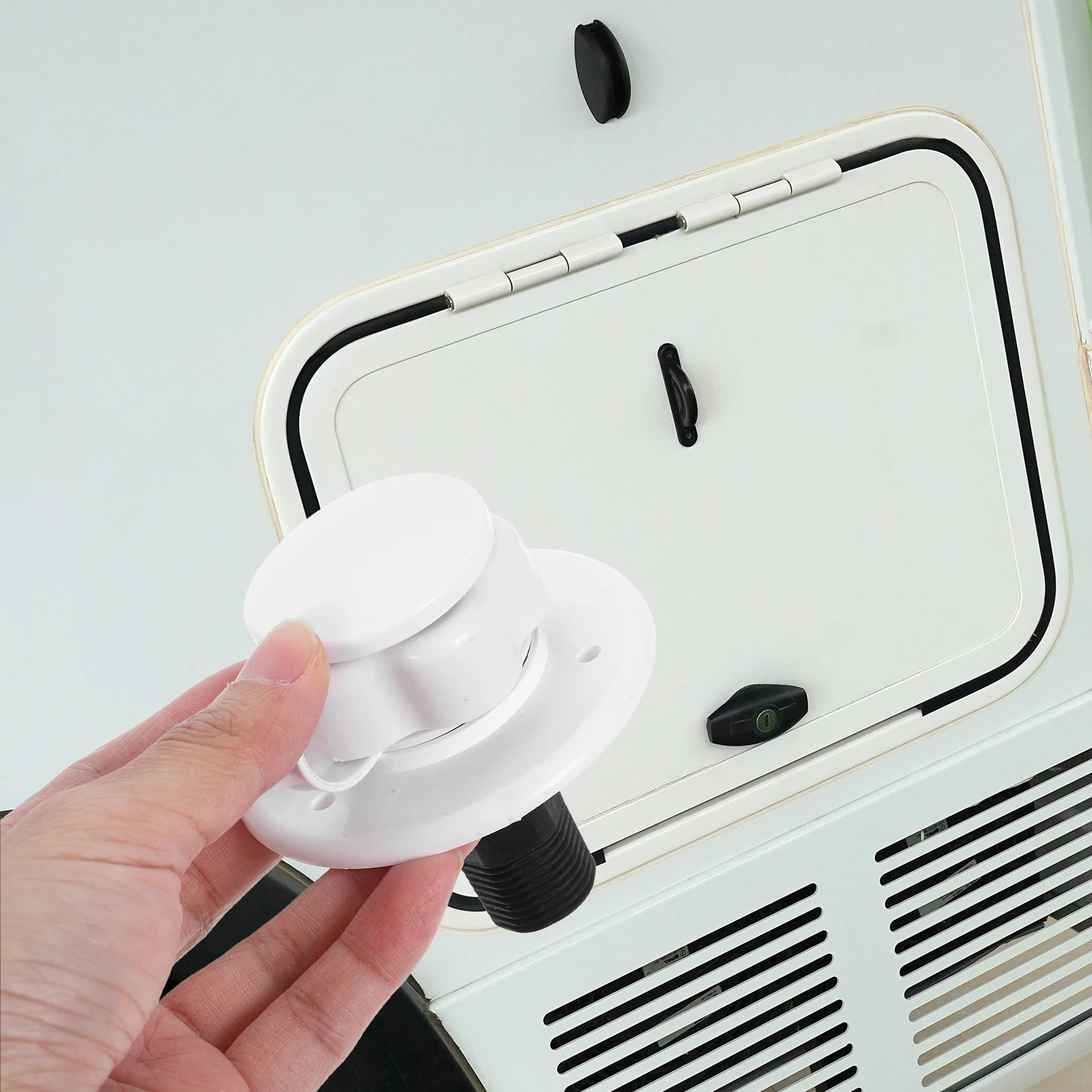 

One-way Valve for RV Inlet Replacement Gravity Fill Adapter Camper Water Connection Fittings Leakproof Efficient for Camping