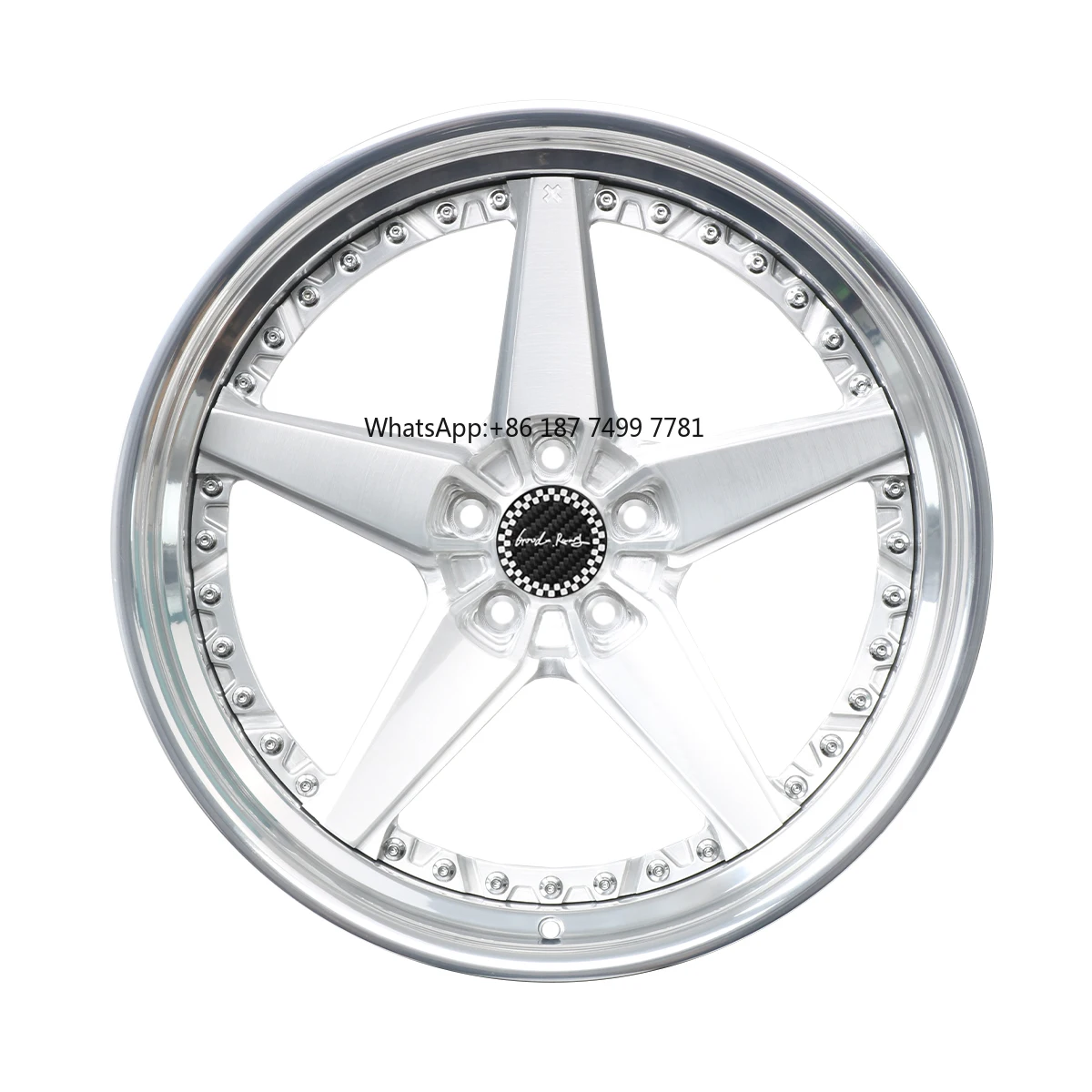 

OEM+ Forged Replacement Wheels: Direct Fit for., ., . - Chrome/Gloss Black/Gunmetal Finish