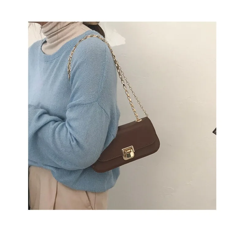 2023  Fashion Trend New Women's Bags  Exquisite Retro Armpit Bags  High-End Style Western Chain Bags  Versatile Crossbody Bags