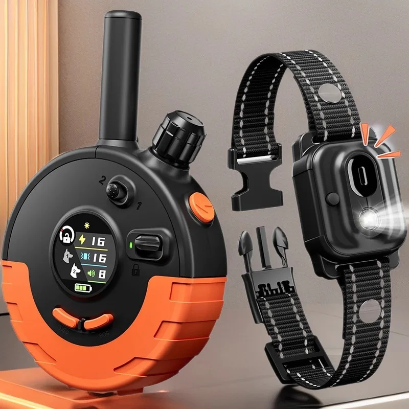 Collar antiladridos para perros recargable con vibración y choque - imagen 4