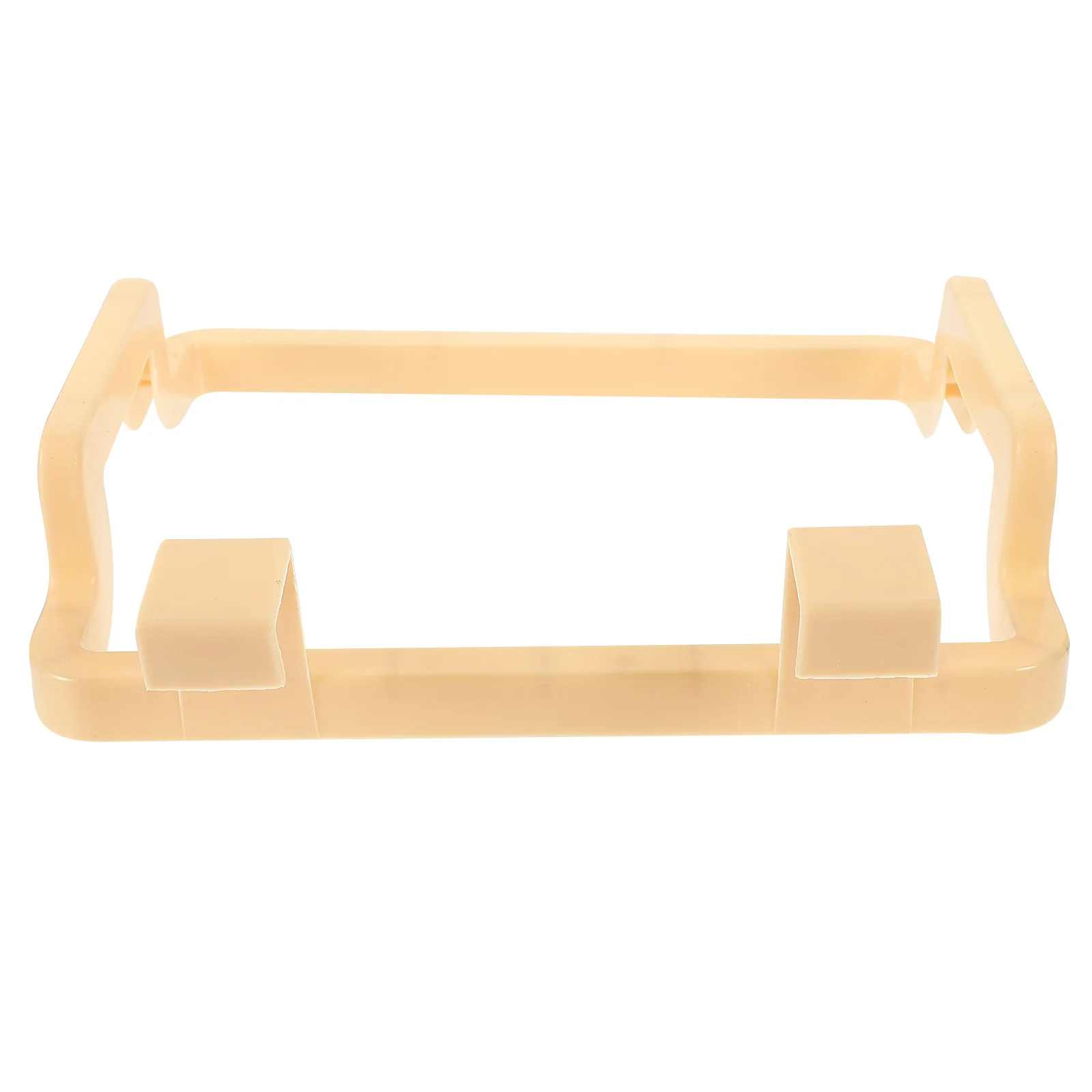 Kitchen Cabinet Hanging Rubbish Bag Holder Garbage Storage Rack Bag Hanger (Yellow) garbage bag rack