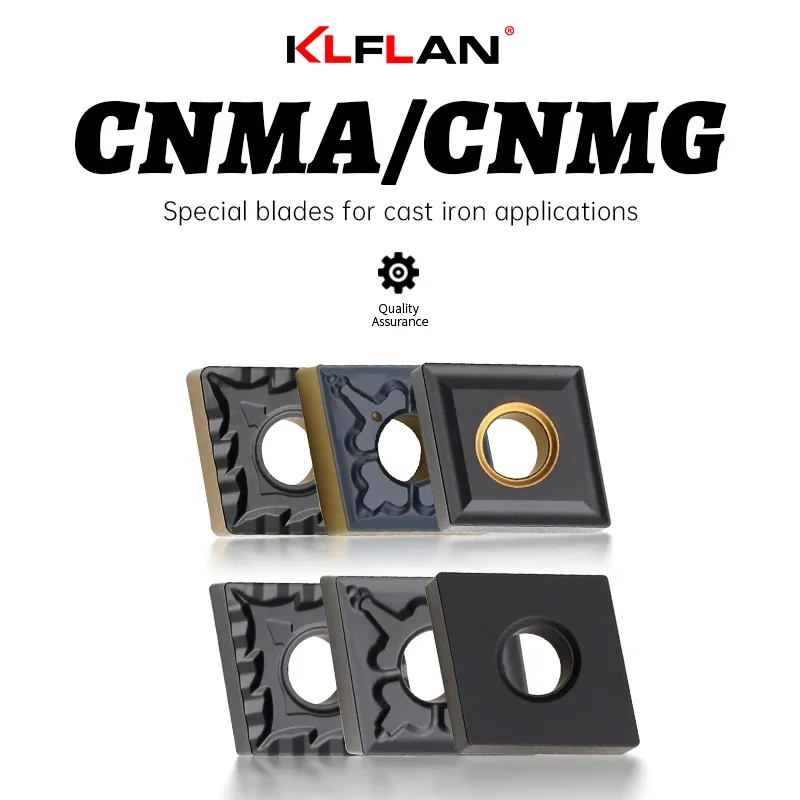 

Special CNC Turning Inserts For Ductile And Gray Cast Iron CNMG CNMA iamond Double-Sided Inserts External Turning Tool Heads