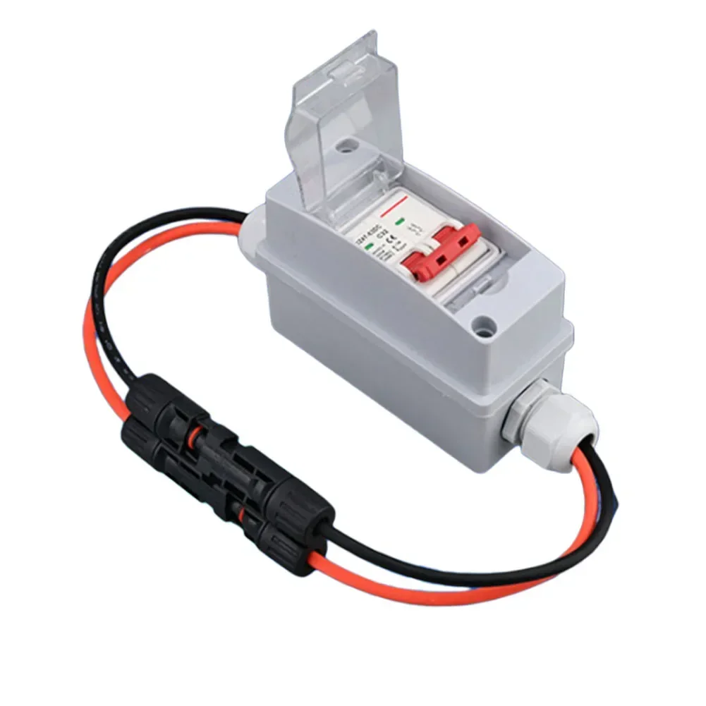 IP65 Outdoor Solar Disconnect Switch 32Amp DC500V Circuit Breaker for RVs and Solar Installations with Accessories