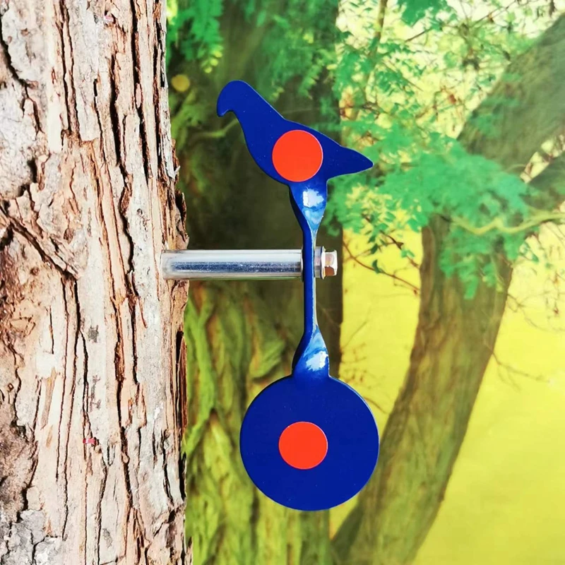 Small Metal Target Shooting Practice Spinner for Slingshot  Airsoft Plinking Target Bird Outdoor Sports