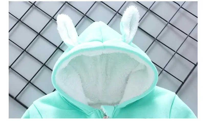 Herbst-Winter-Kleidungsset für Jungen und Mädchen, Kinder-Plüschanzüge, lässige, warme, dicke Outfits mit Cartoon-Bären-Motiv, Trainingsanzug für 0-5 Jahre – Detail 16