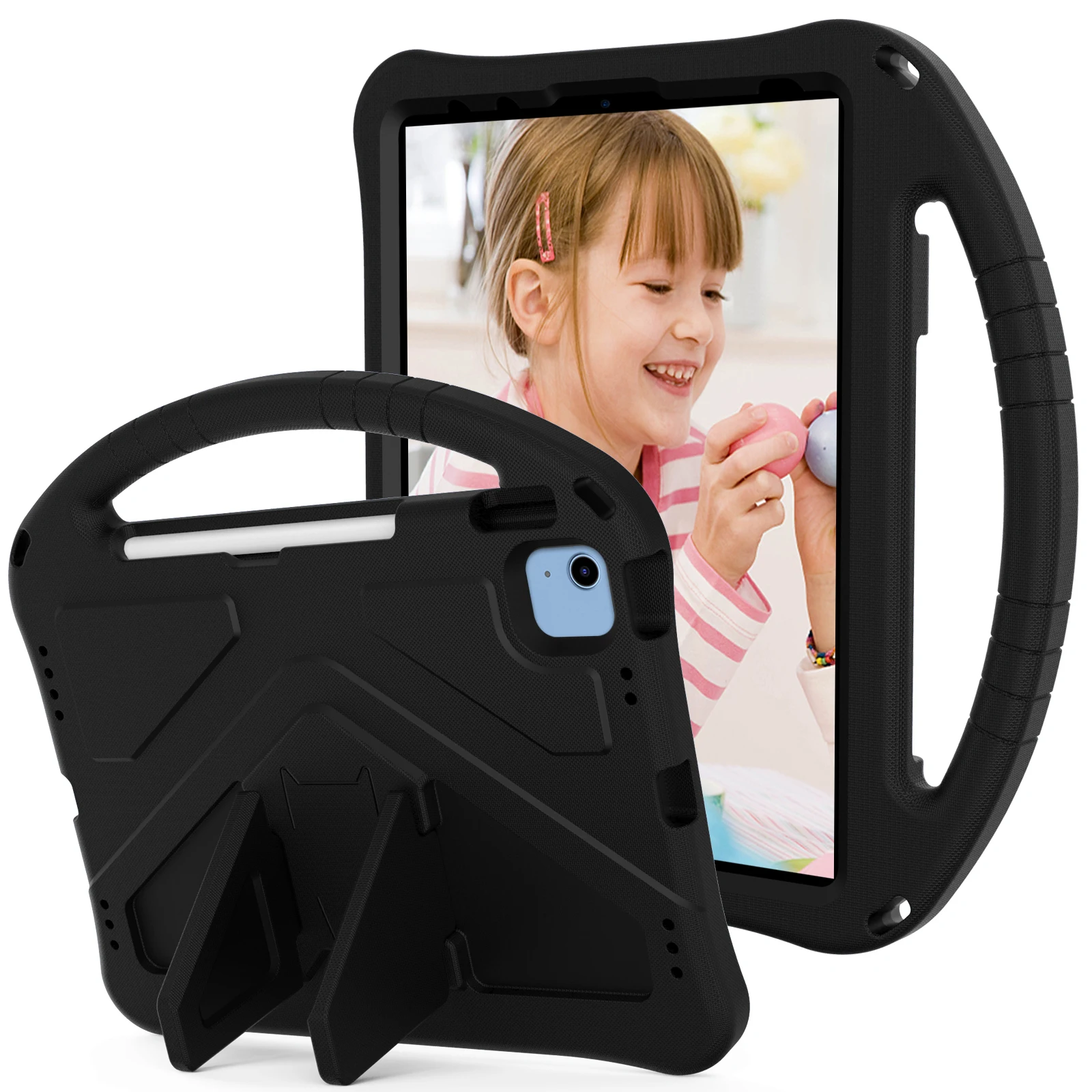 Cartoon EVA Kids Case For iPad 12 2026 A16 10.9 2022 pro 11 air 4 5 Tablet Case Durable Shockproof Cover Shell with Kickstand