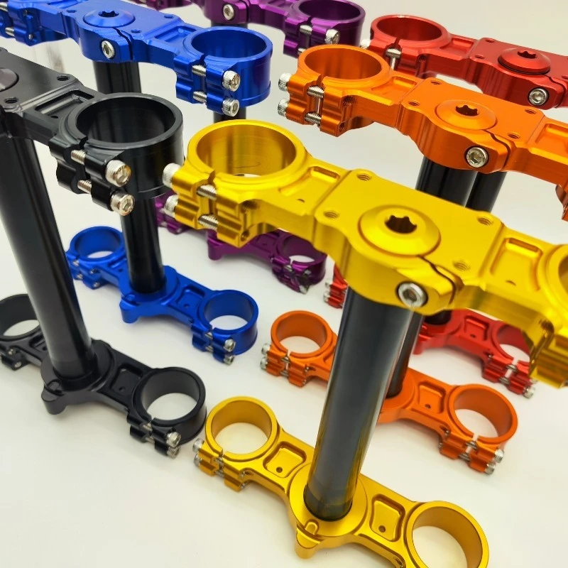 Three clip handlebar installation numerical control parts strengthening