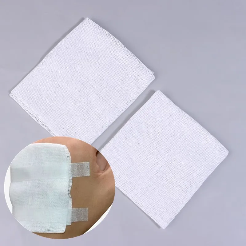 20Pcs/2Packs Portable Sterile Medicals Gauze Block Combat Hemostatic Wound Dressing Sterile Medical Gauzes Pad Wound Care Tools