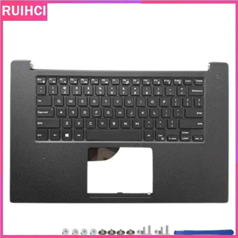 ل XPS15 9550 الدقة 5510 P56F كمبيوتر محمول جديد العلوي غطاء Palmrest 0KYN7Y KYN7Y 0JK1FY JK1FY #4